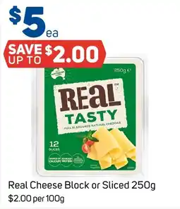 Foodland Real Cheese Block or Sliced offer