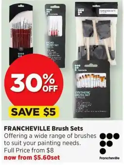 Spotlight Francheville Brush Sets offer