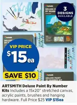 Spotlight ARTSMITH Deluxe Paint By Number Kit offer