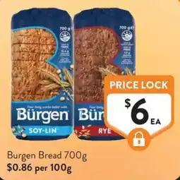 Foodworks Bürgen Bread offer