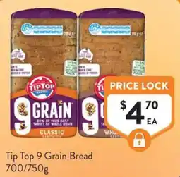 Foodworks Tip Top 9 Grain Bread offer