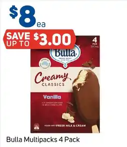 Foodland Bulla Creamy Classics Vanilla offer