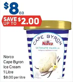 Foodland Norco Cape Byron Ice Cream offer
