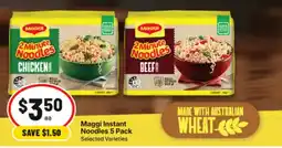 IGA Maggi Instant Noodles 5 Pack offer
