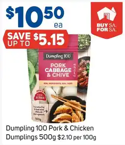 Foodland Dumpling 100 Pork & Chicken Dumplings offer