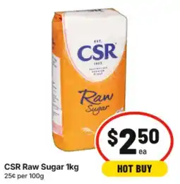 IGA CSR Raw Sugar offer