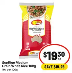 IGA SunRice Medium Grain White Rice offer