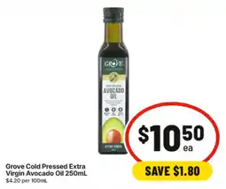IGA Grove Cold Pressed Extra Virgin Avocado Oil offer