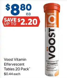Foodland Voost Vitamin Effervescent Tables offer