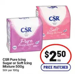 IGA CSR Pure Icing Sugar offer