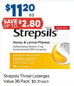 Foodland Strepsils Throat Lozenges offer