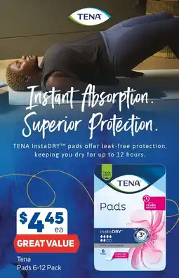 Foodland Tena Pads offer