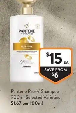 Foodworks Pantene Pro-V Shampoo offer