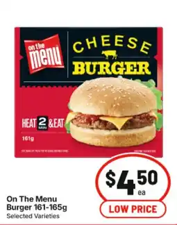 IGA On The Menu Cheese Burger offer
