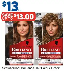 Foodland Schwarzkopf Brilliance Hair Colour 1 Pack offer