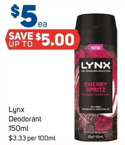 Foodland Lynx Deodorant offer