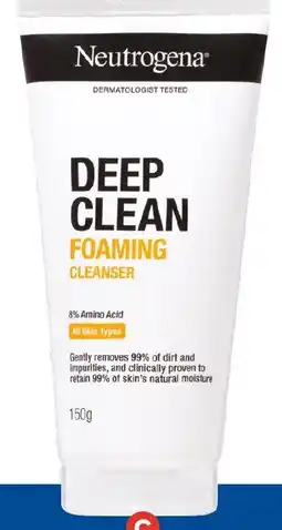 Foodland Neutrogena Deep Clean offer