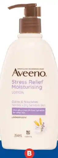 Foodland Aveeno Stress Relief Moisturising Lotion offer