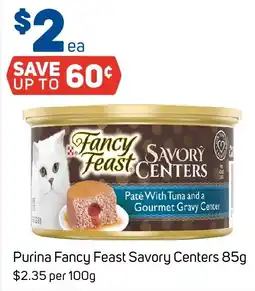 Foodland Purina Fancy Feast Savory Centers offer