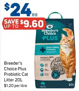 Foodland Breeder's Choice Plus Probiotic Cat Litter offer