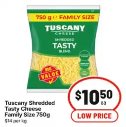 IGA Tuscany Shredded Tasty Cheese offer