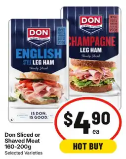IGA Don Sliced or Shaved Meat offer