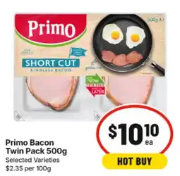 IGA Primo Bacon Twin Pack offer