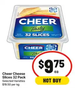 IGA Cheer Cheese Slices offer