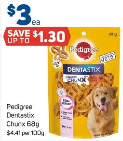 Foodland Pedigree Dentastix Chunx offer