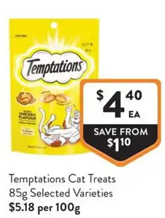 Foodworks Temptations Cat Treats offer