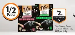 Foodworks Dine Creamy Treats Cat Treat offer