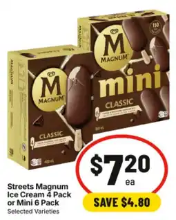 IGA Streets Magnum Ice Cream offer
