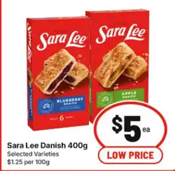 IGA Sara Lee Danish offer