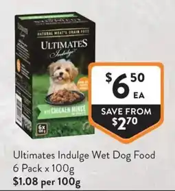 Foodworks Ultimates Indulge Wet Dog Food offer