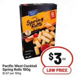 IGA Pacific West Cocktail Spring Rolls offer
