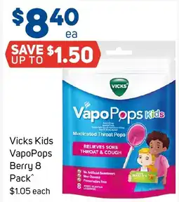 Foodland Vicks Kids VapoPops Berry offer