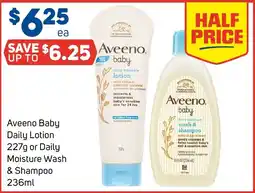 Foodland Aveeno Baby Daily Lotion or Daily Moisture Wash & Shampoo offer
