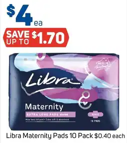 Foodland Libra Maternity Pads offer