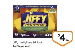 Foodworks Jiffy Firelighters offer