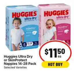 IGA Huggies Ultra Dry Nappies offer