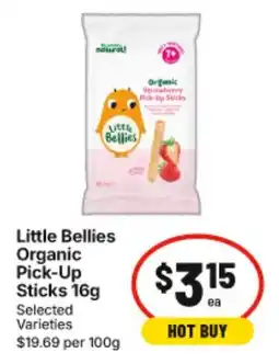 IGA Little Bellies Organic Pick-Up Sticks offer