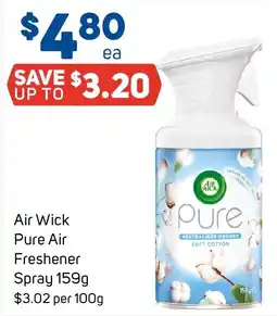 Foodland Air Wick Pure Air Freshener Spray offer