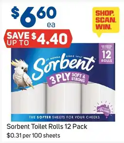Foodland Sorbent Toilet Rolls 12 Pack offer