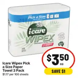 IGA Icare Wipex Paper Towel offer