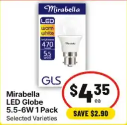 IGA Mirabella LED Globe offer