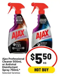 IGA Ajax Professional Cleaner or Antiviral Disinfectant Spray offer