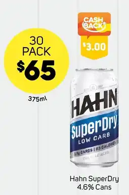 Foodland Hahn SuperDry offer