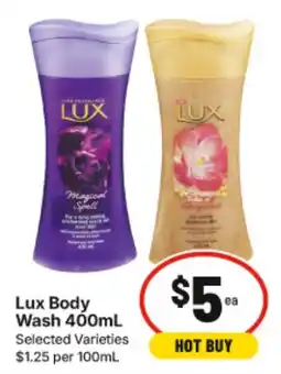 IGA Lux Body Wash offer