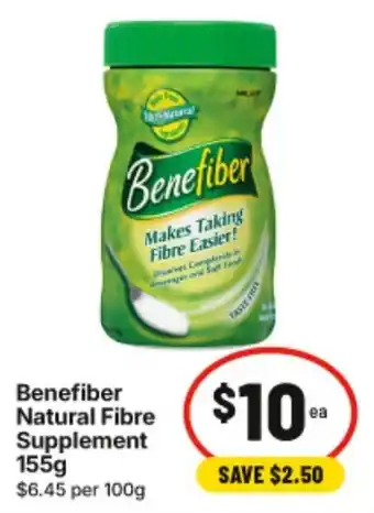 IGA Benefiber Natural Fibre Supplement offer