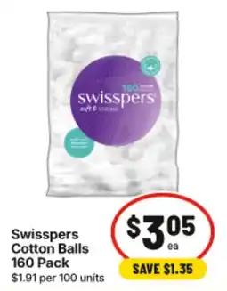 IGA Swisspers Cotton Balls offer
